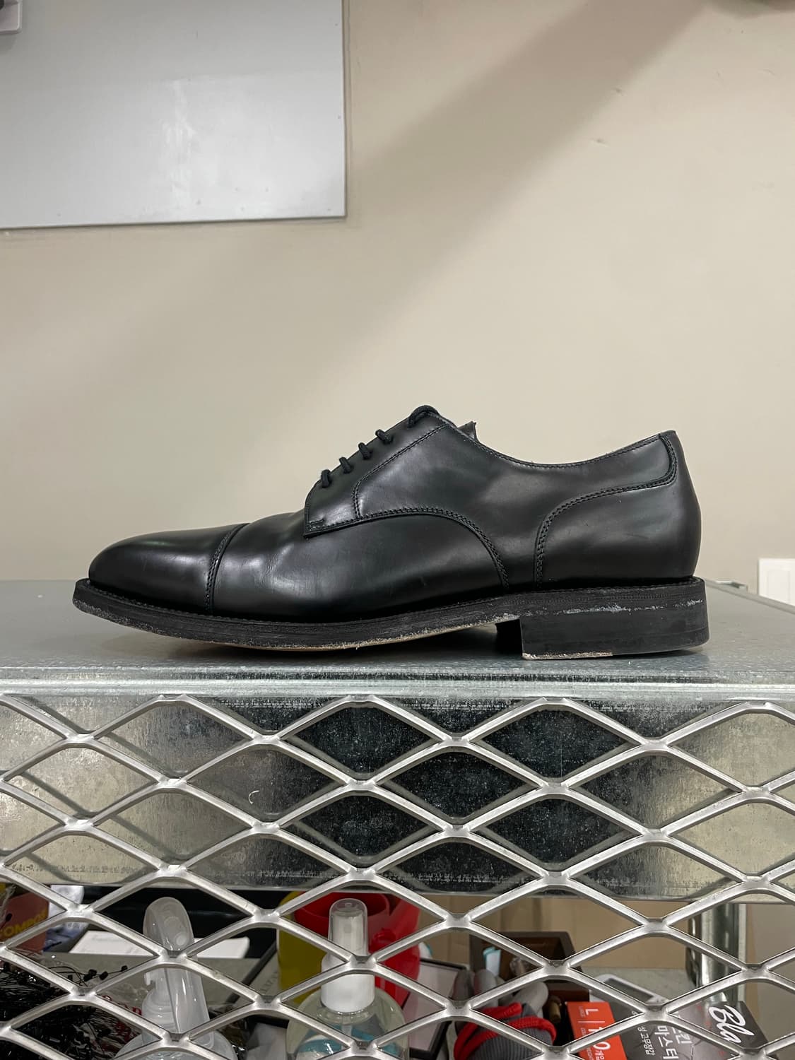 얀코 레더 로퍼 블랙 9.5 상품이미지1