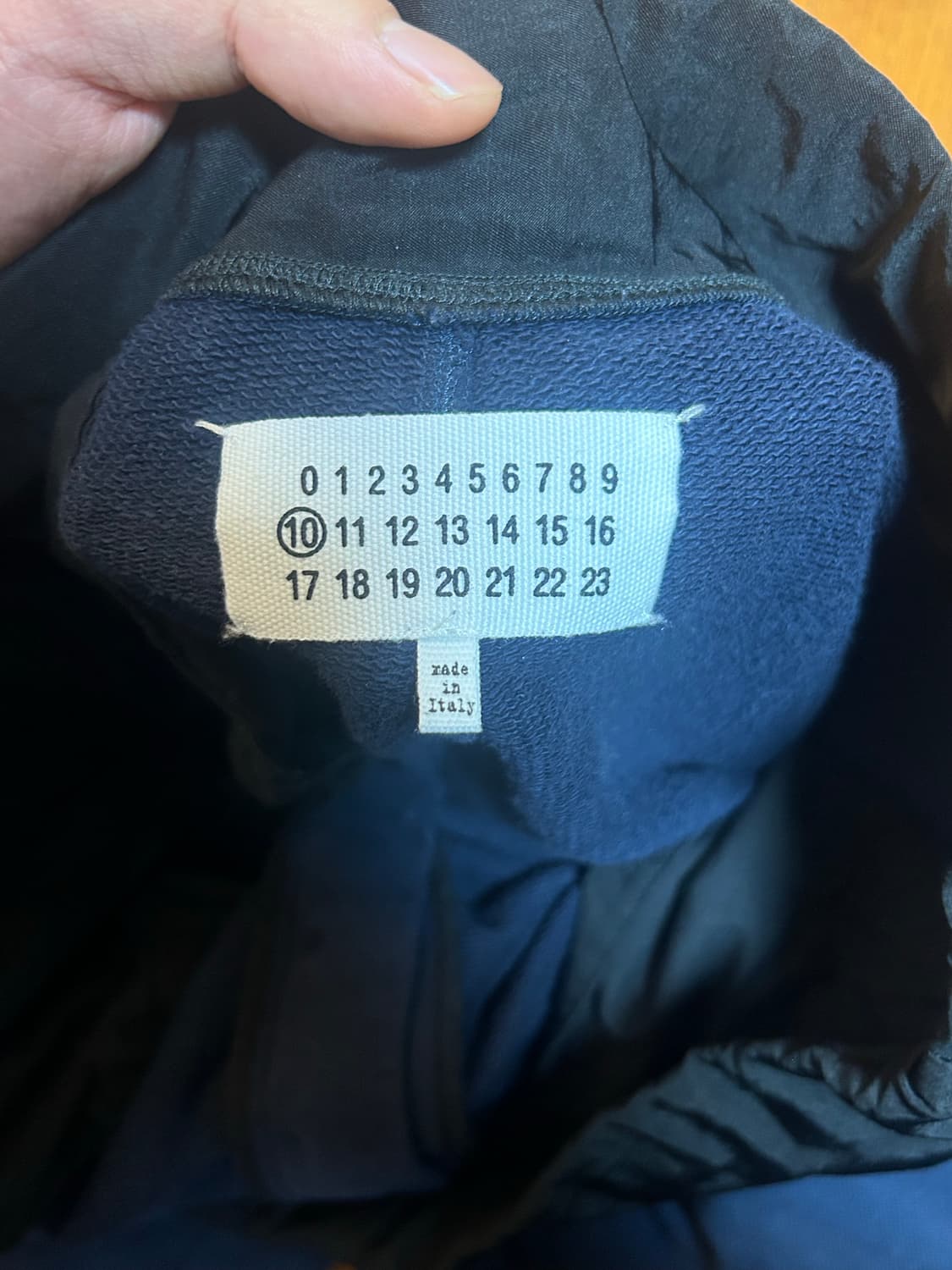 margiela 15ss sweat pants navy 상품이미지5