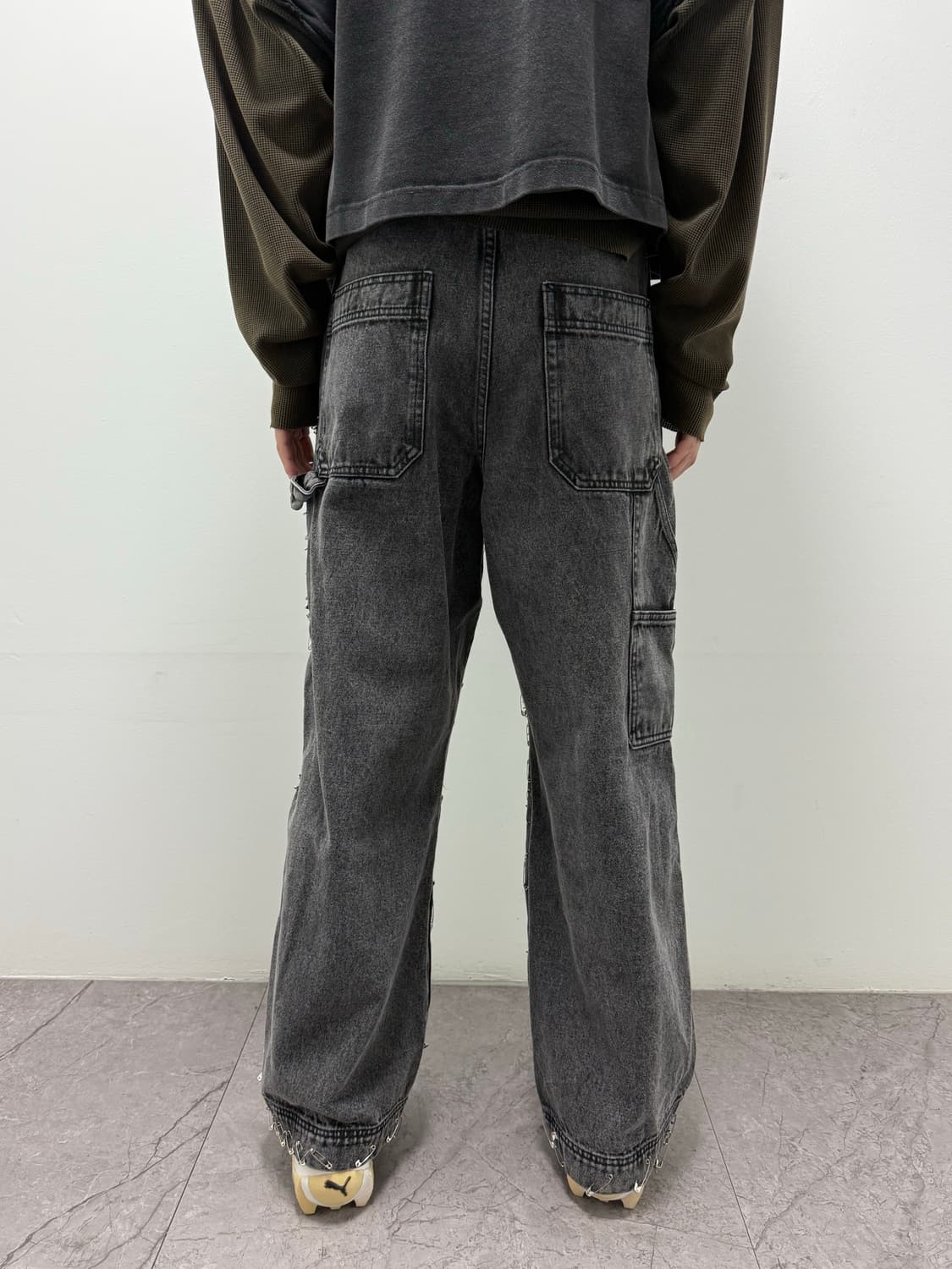 VTG MULTI-CLIP REMAKE DENIM JEANS 상품이미지10