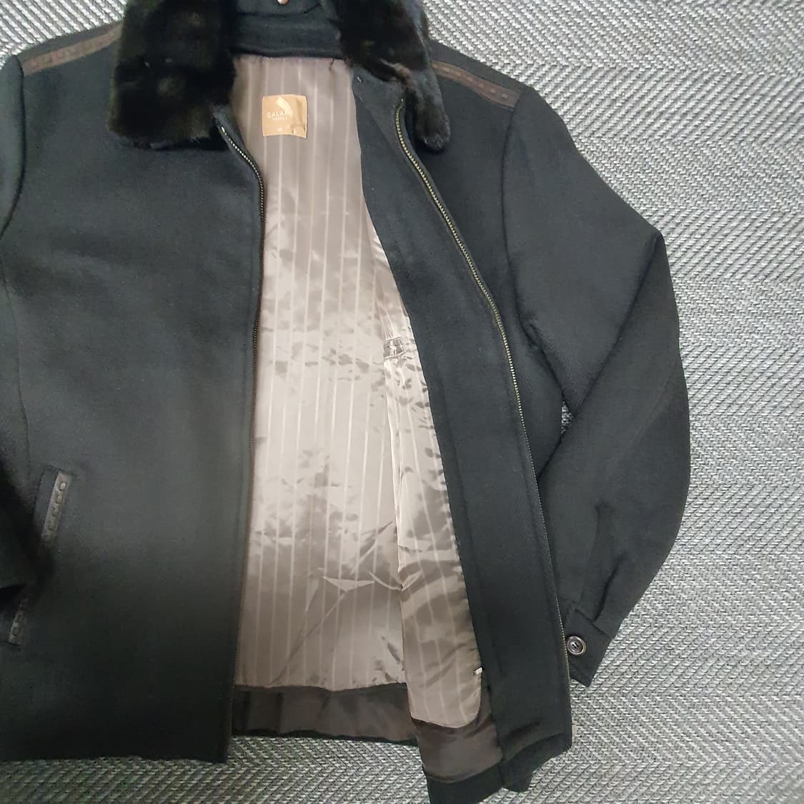 갤럭시 구스다운 울 집업 점퍼 난자105~110 상품이미지6