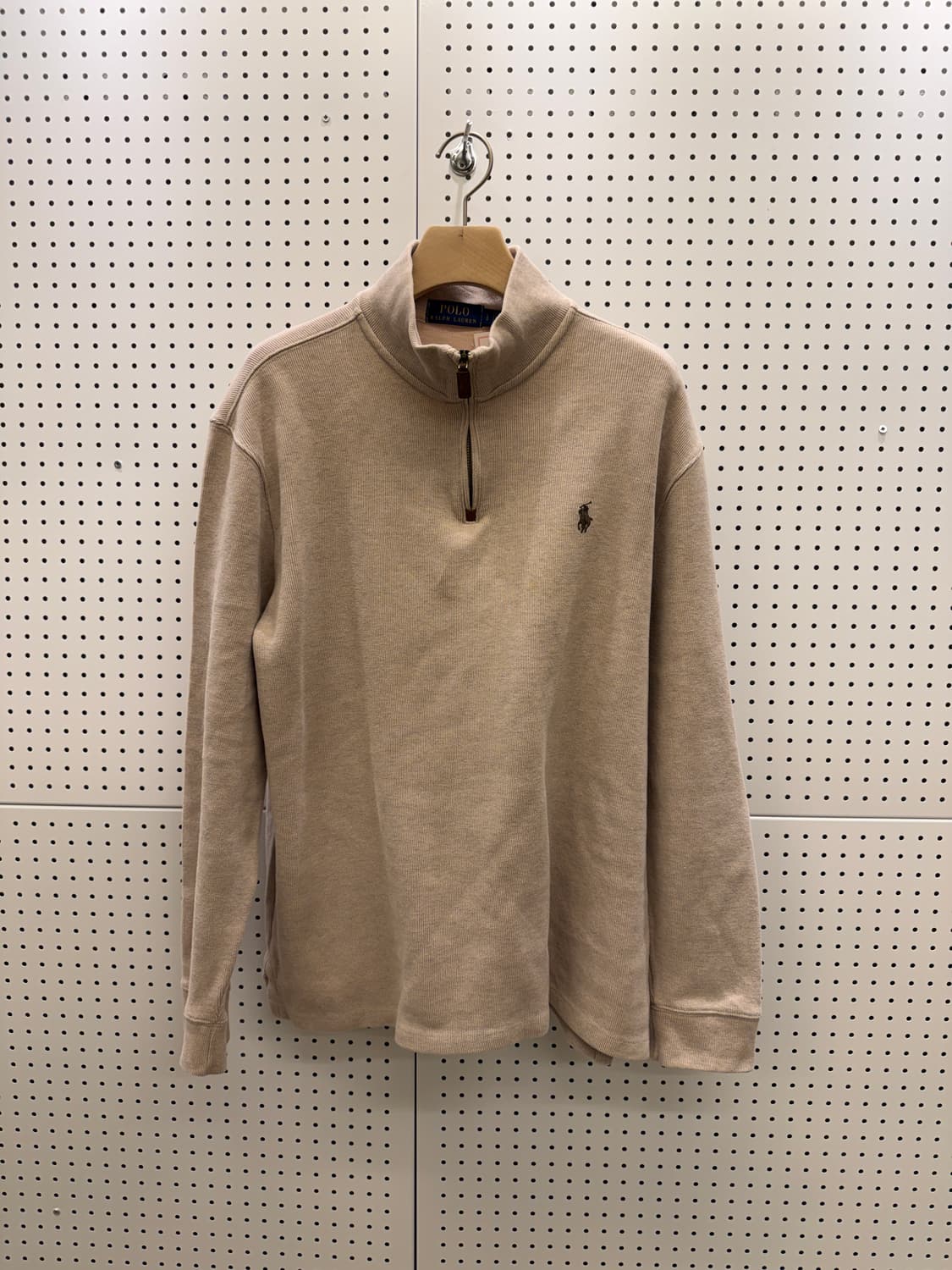폴로 랄프로렌 하프집업 스웨트 베이지 U955 상품이미지2