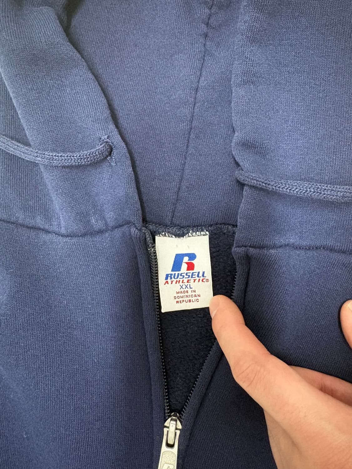 러셀 90-00 후드집업 네이비 xxl 상품이미지3