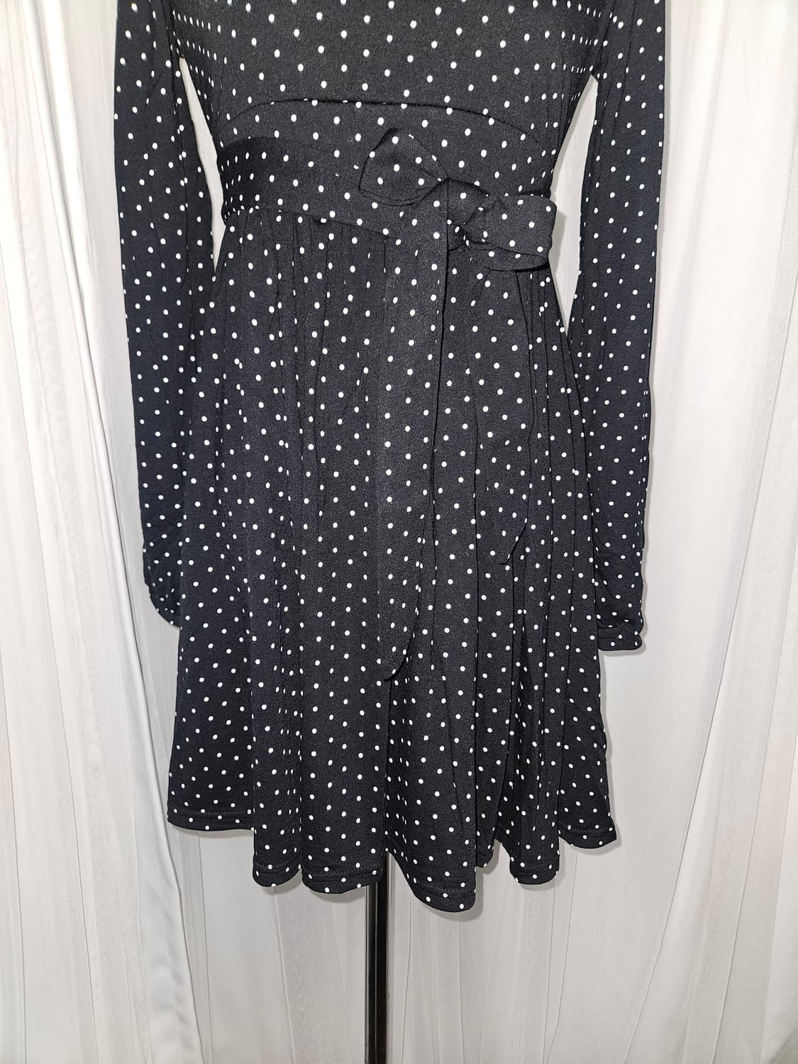 ingni 히메 도트 리본 원피스 상품이미지4