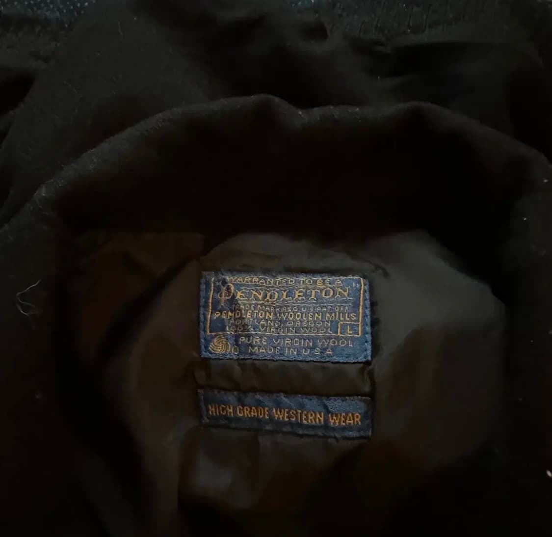 70s 80s 빈티지 펜들턴 네이티브 아메리칸 나바호 울 봄버 자켓 상품이미지7