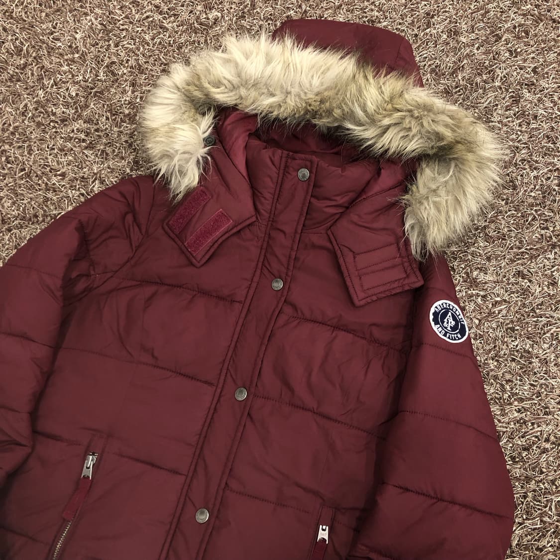 아베크롬비 푸퍼 후드 퍼 패딩 점퍼 상품이미지4