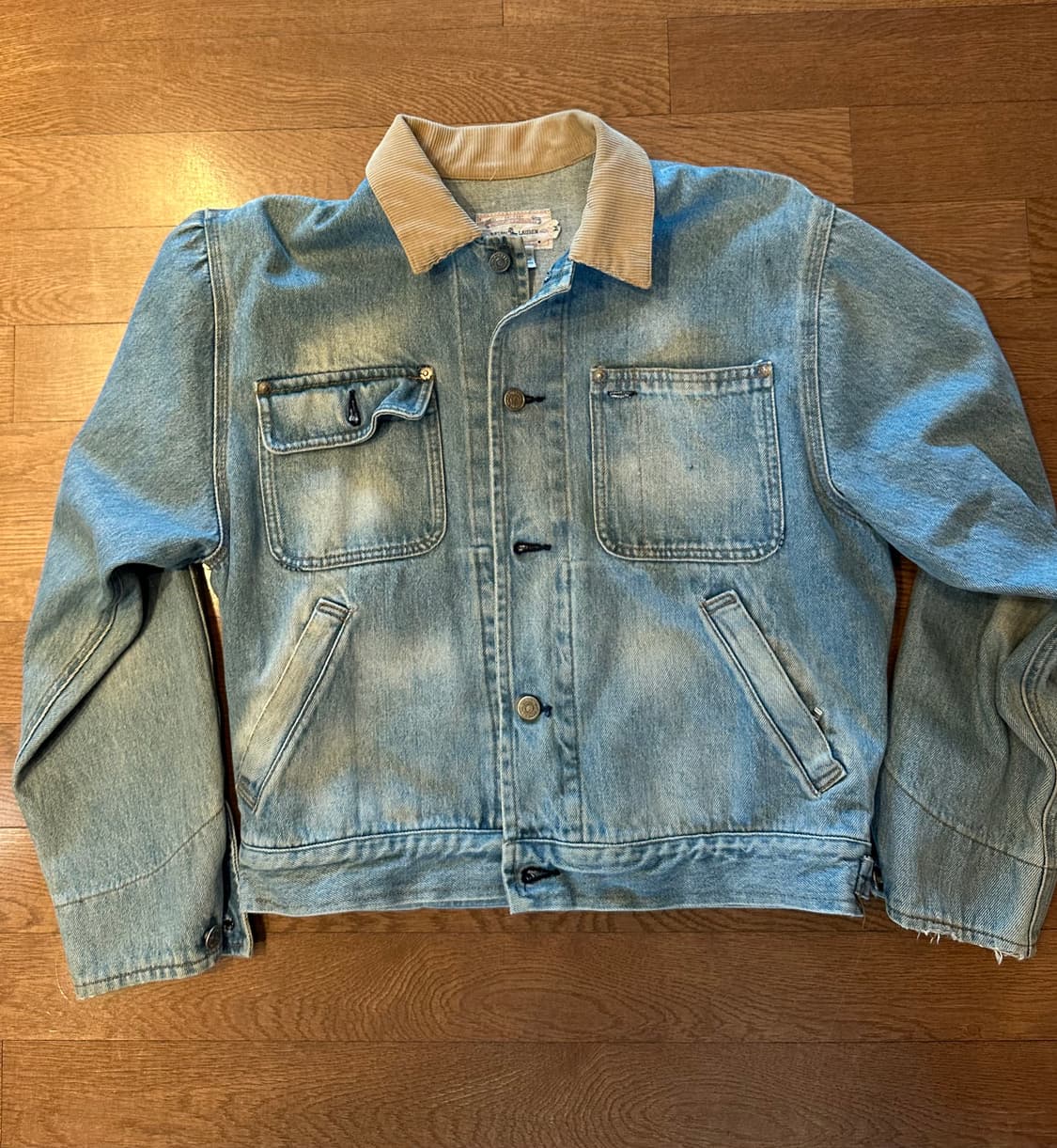 [XL(표기M)] 90s 폴로 랄프로렌 인디언헤드 빈티지 데님자켓 상품이미지2