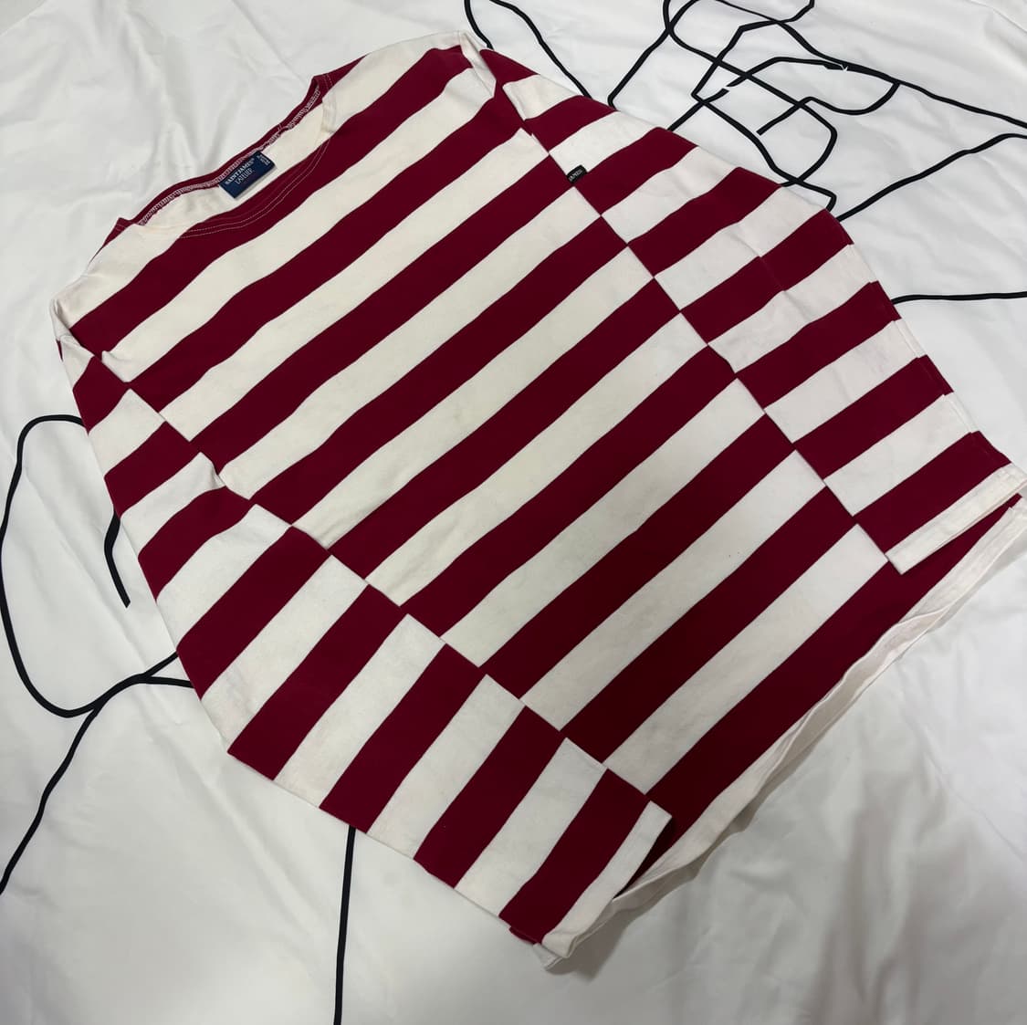 세인트제임스 단가라 스트라이프 티셔츠 상품이미지1