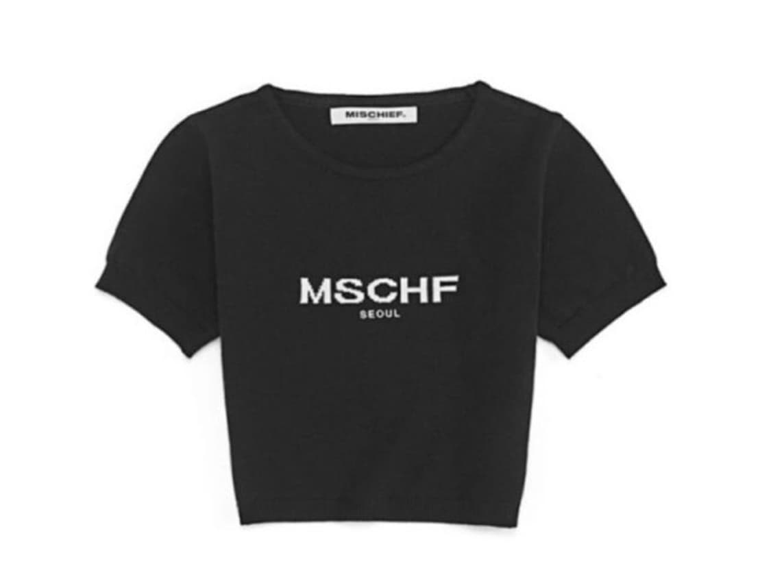 미스치프 인타시아 반팔 니트 상품이미지1