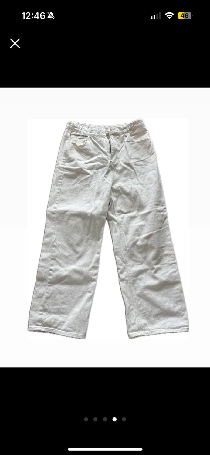 어텀 화이트 팬츠  상품이미지3