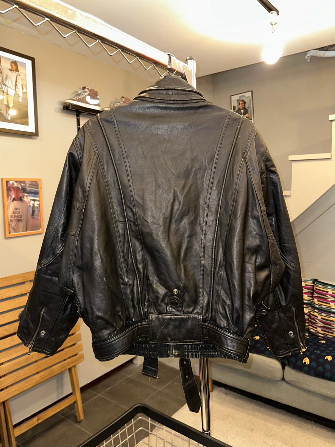 90’s Japanese shell leather utility JK 상품이미지9