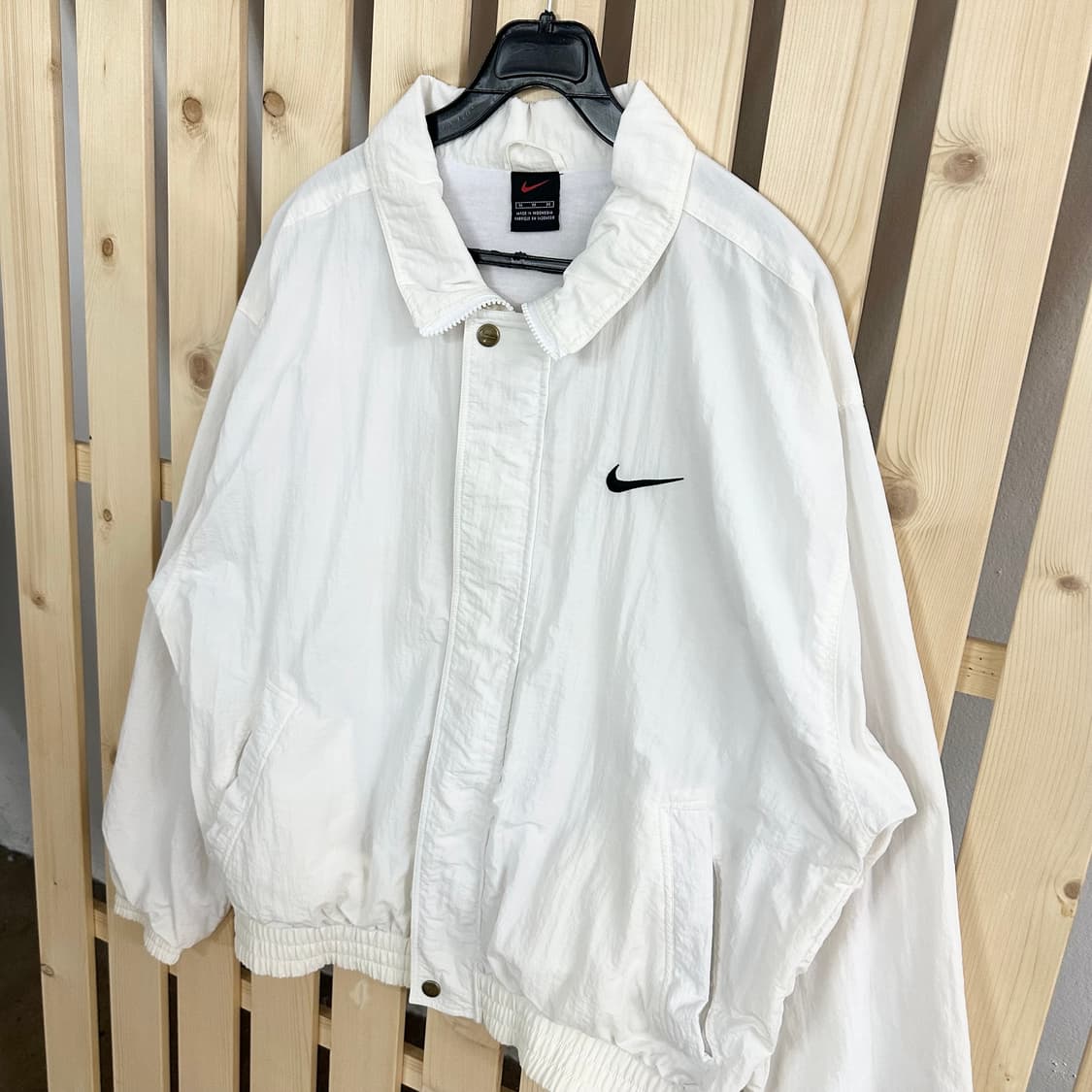 (M) 나이키 바람막이 흰색 화이트 자켓 상품이미지2