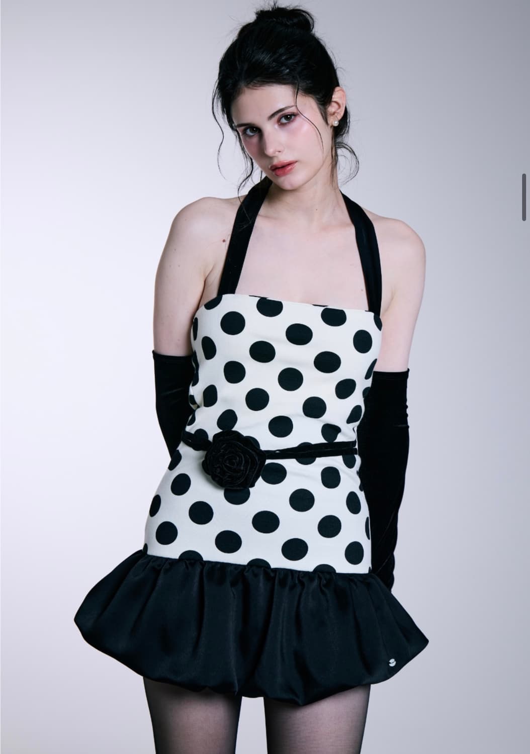 로잔느 도트 원피스 상품이미지1