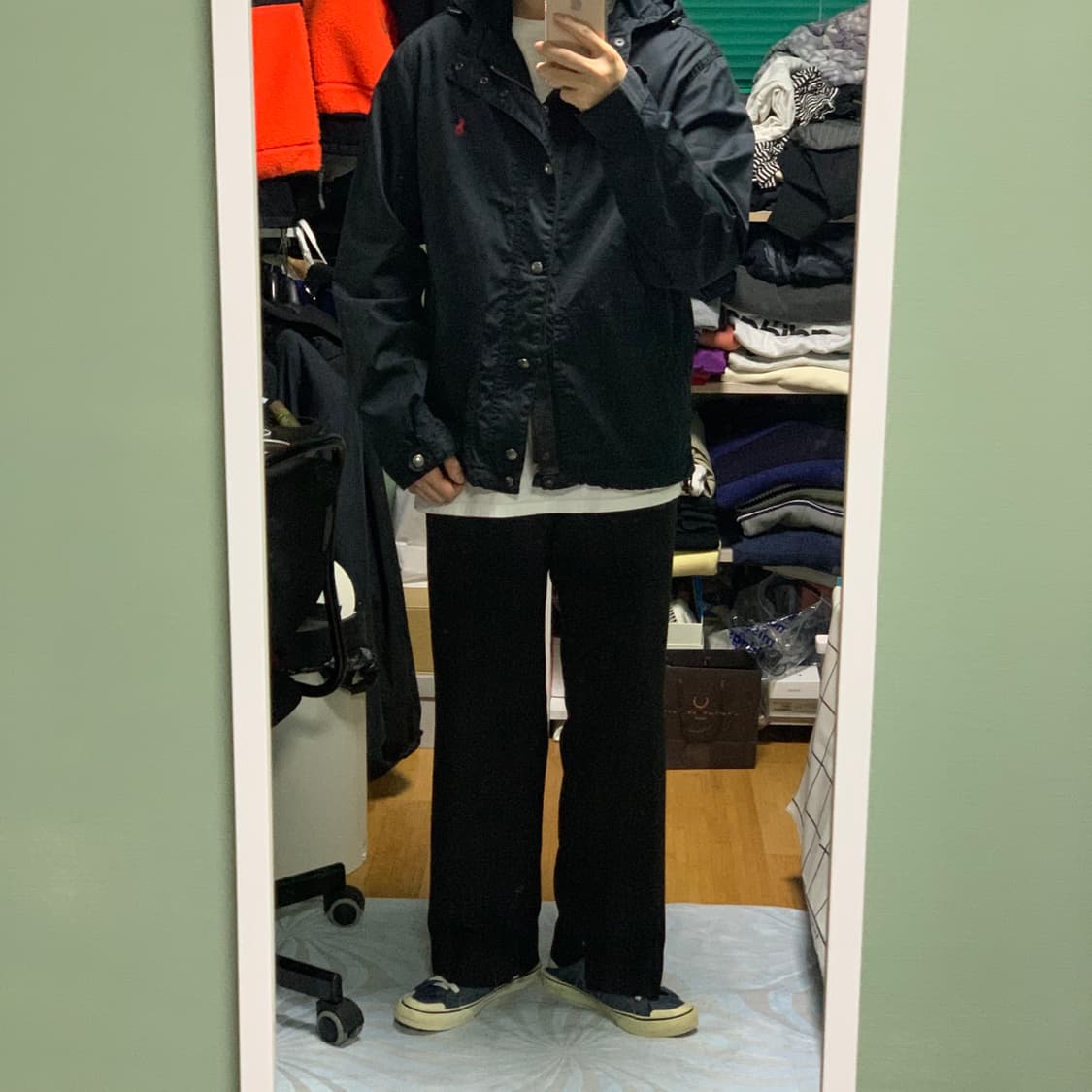 폴로 랄프로렌 블랙 후드자켓 상품이미지2