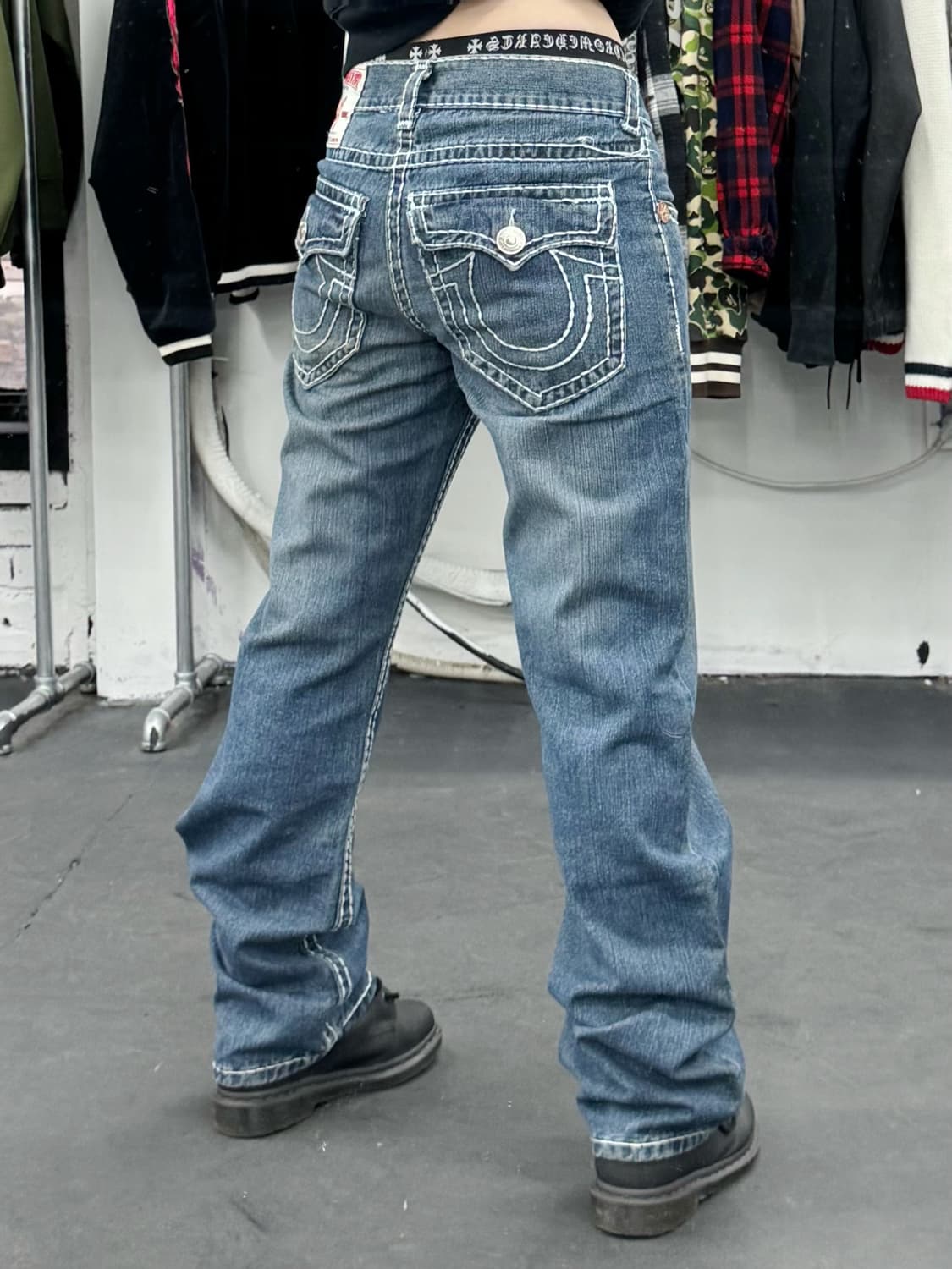 트루릴리전 조이 슈퍼티 스티치 데님팬츠 상품이미지4