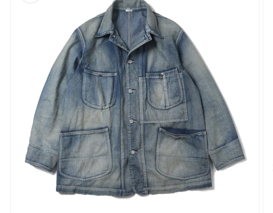 (1) 아프레쎄 A.presse 25ss 빈티지 커버올 자켓 상품이미지1