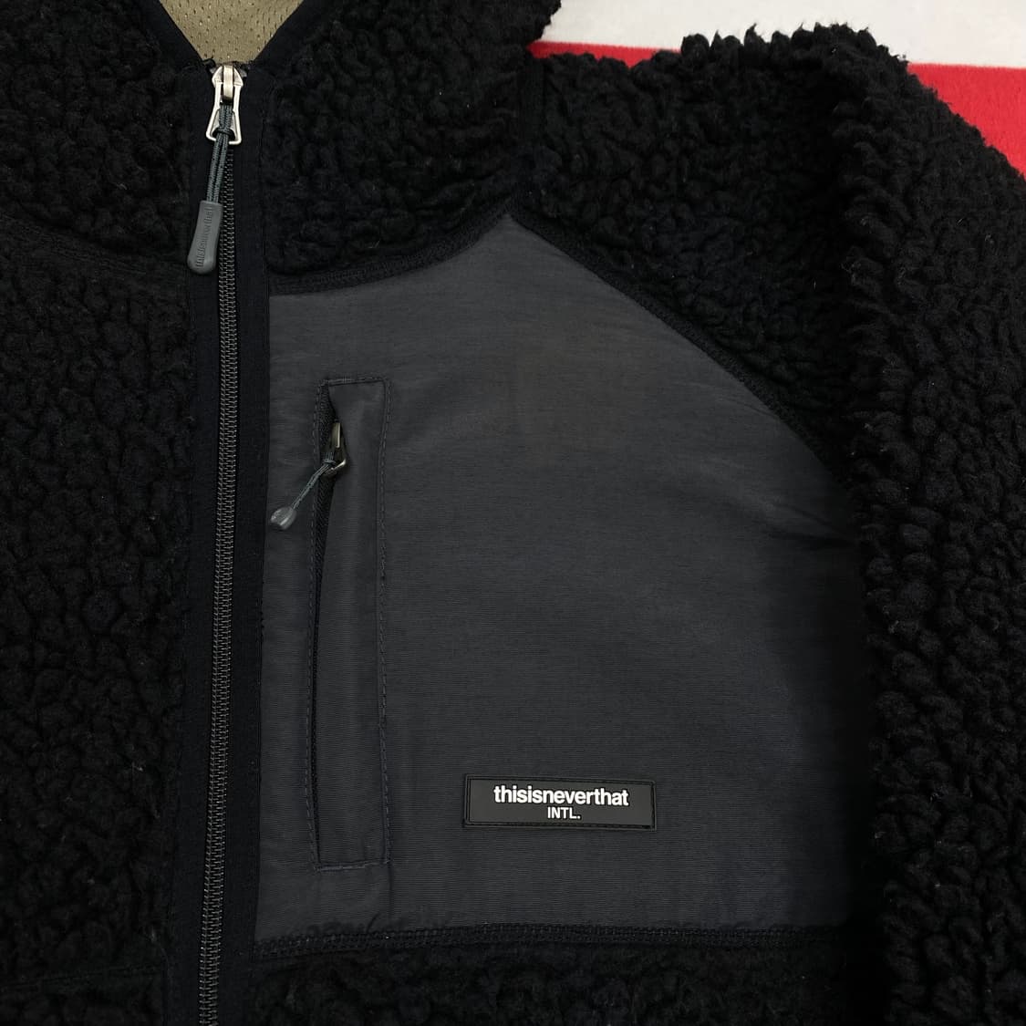 디스이즈네버댓 플리스자켓 M 실측 L  상품이미지3