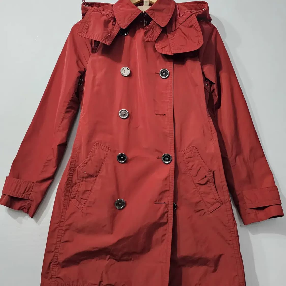 정품 버버리 브릿 후드 트렌치 코트 ~55 상품이미지3