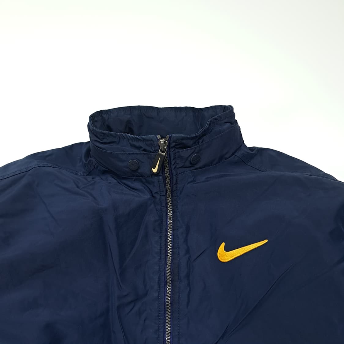 CL451 XL 나이키 90s 빅로고 아플리케 네이비 자켓 아우터 상품이미지2