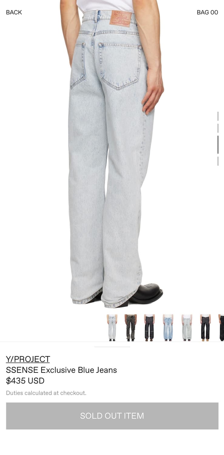 와이프로믹트 익스클루시브 블루 데님진 31 상품이미지9