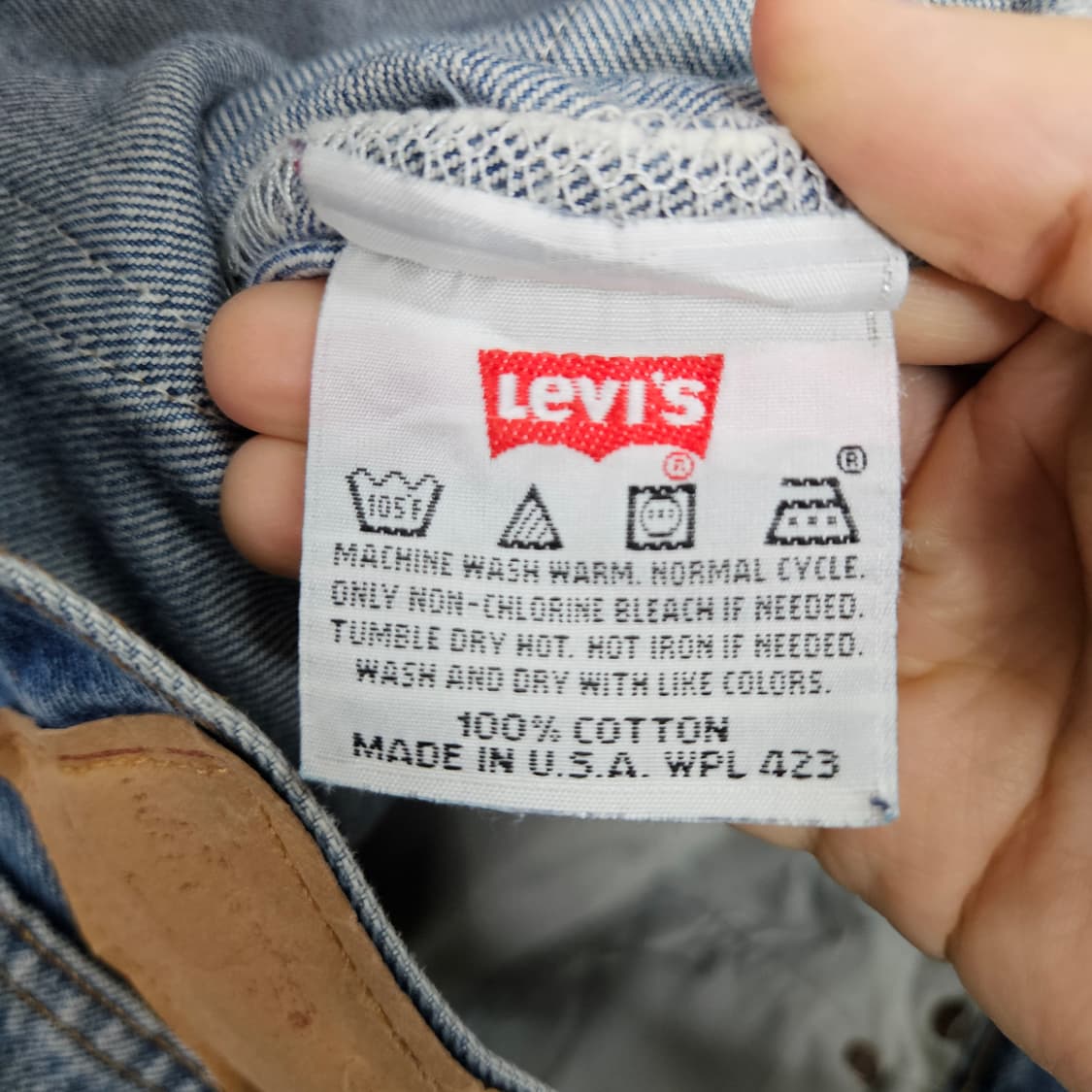 90s 리바이스 501 데님 31 36 Made in USA 상품이미지8