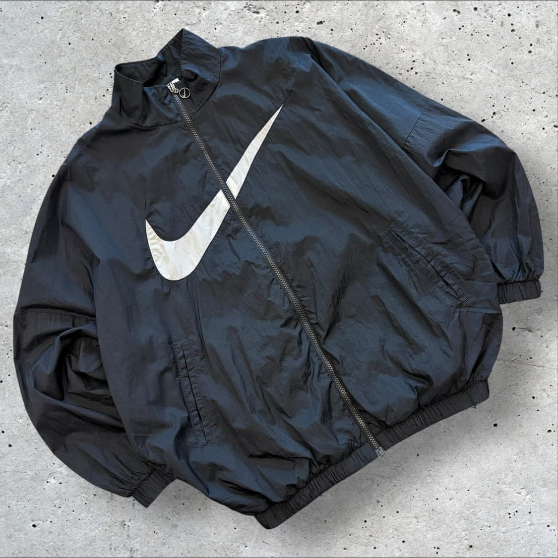 [L] 나이키 우븐 빅스우시 바람막이 자켓 블랙 C492 상품이미지1