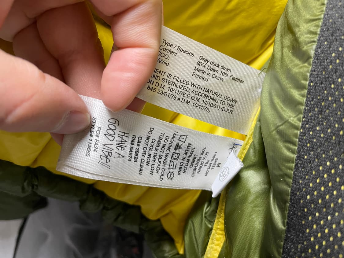 [M사이즈] 스투시 마이크로 립스탑 다운 푸퍼 패딩 자켓 상품이미지7