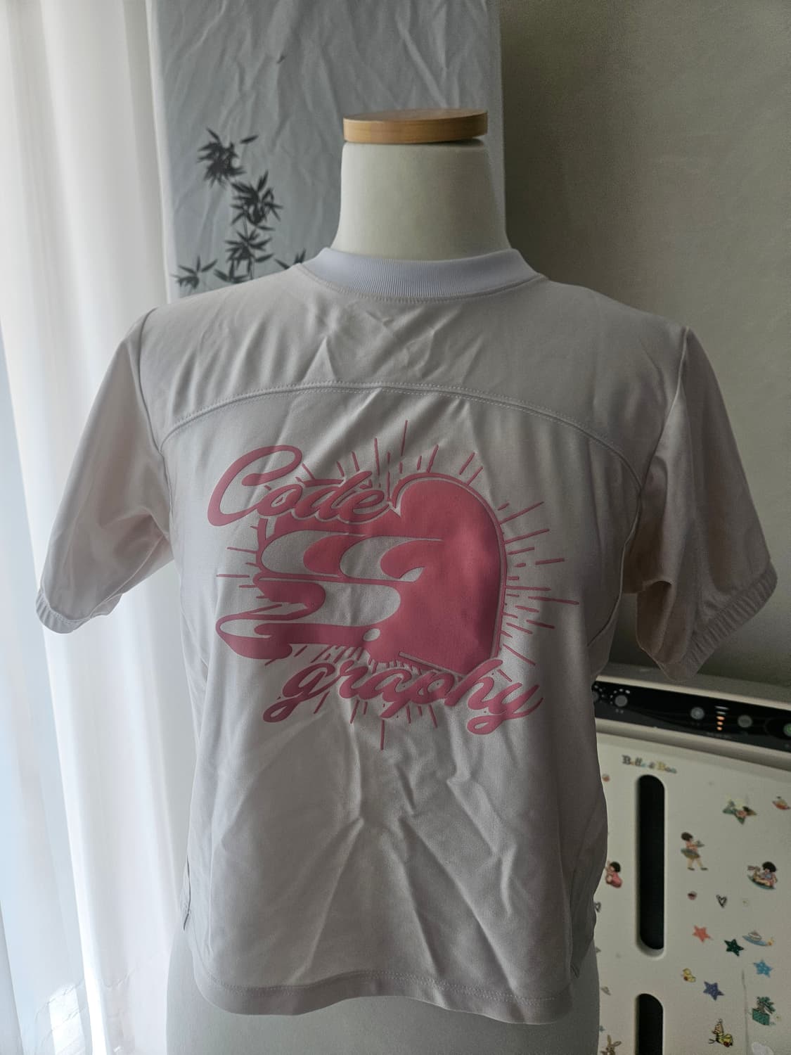 코드그라피 핑크티셔츠 상품이미지1