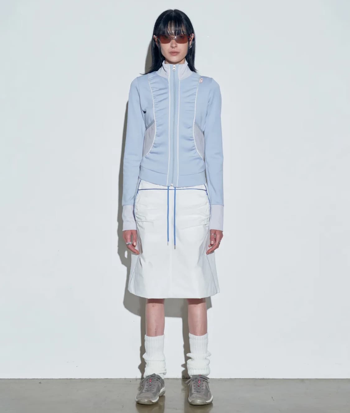 스컬프터 Shirring Zip-Up Jersey 셔링 집업 져지 상품이미지3