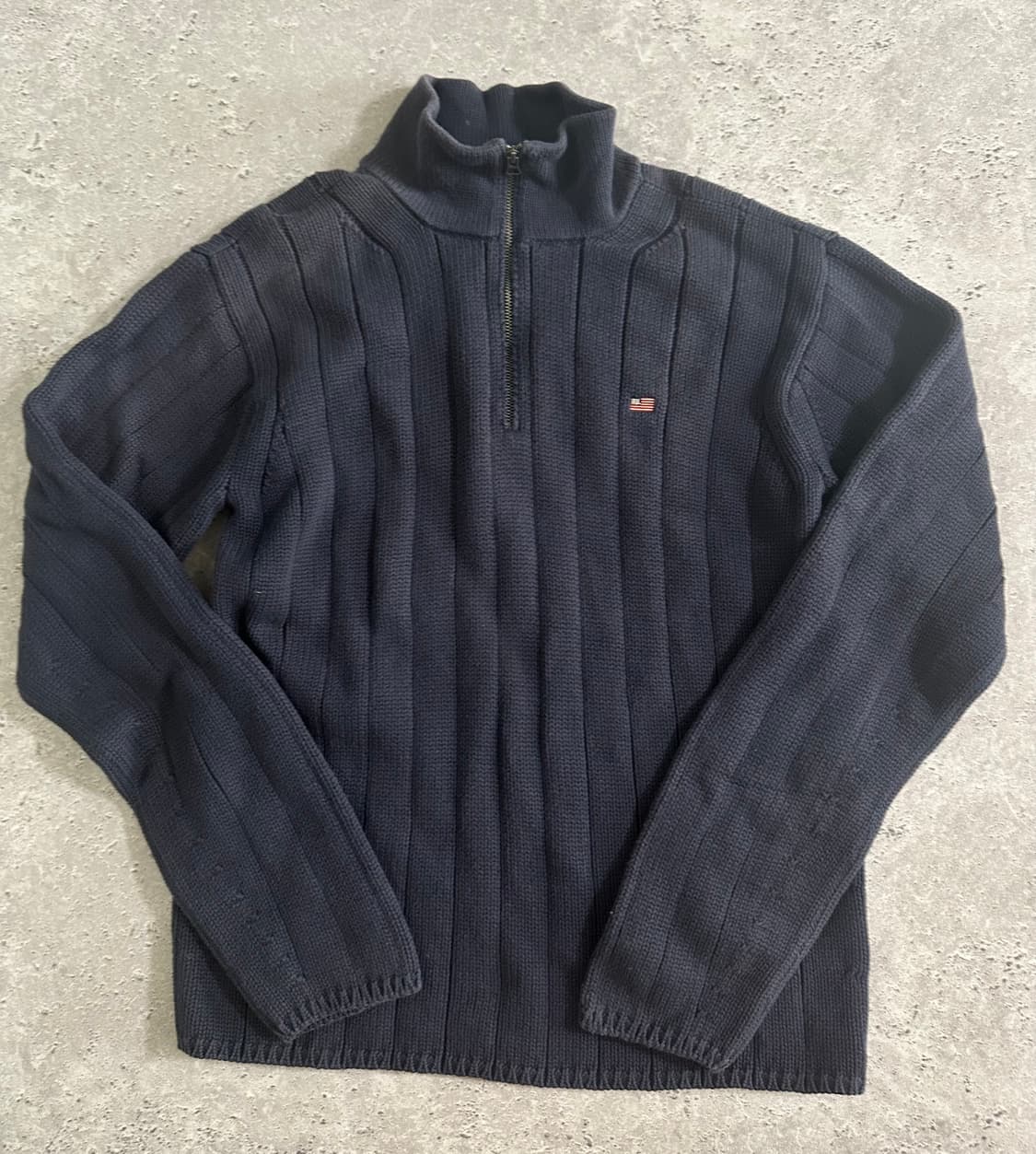 폴로 진스 하프집업 니트 네이비 상품이미지2