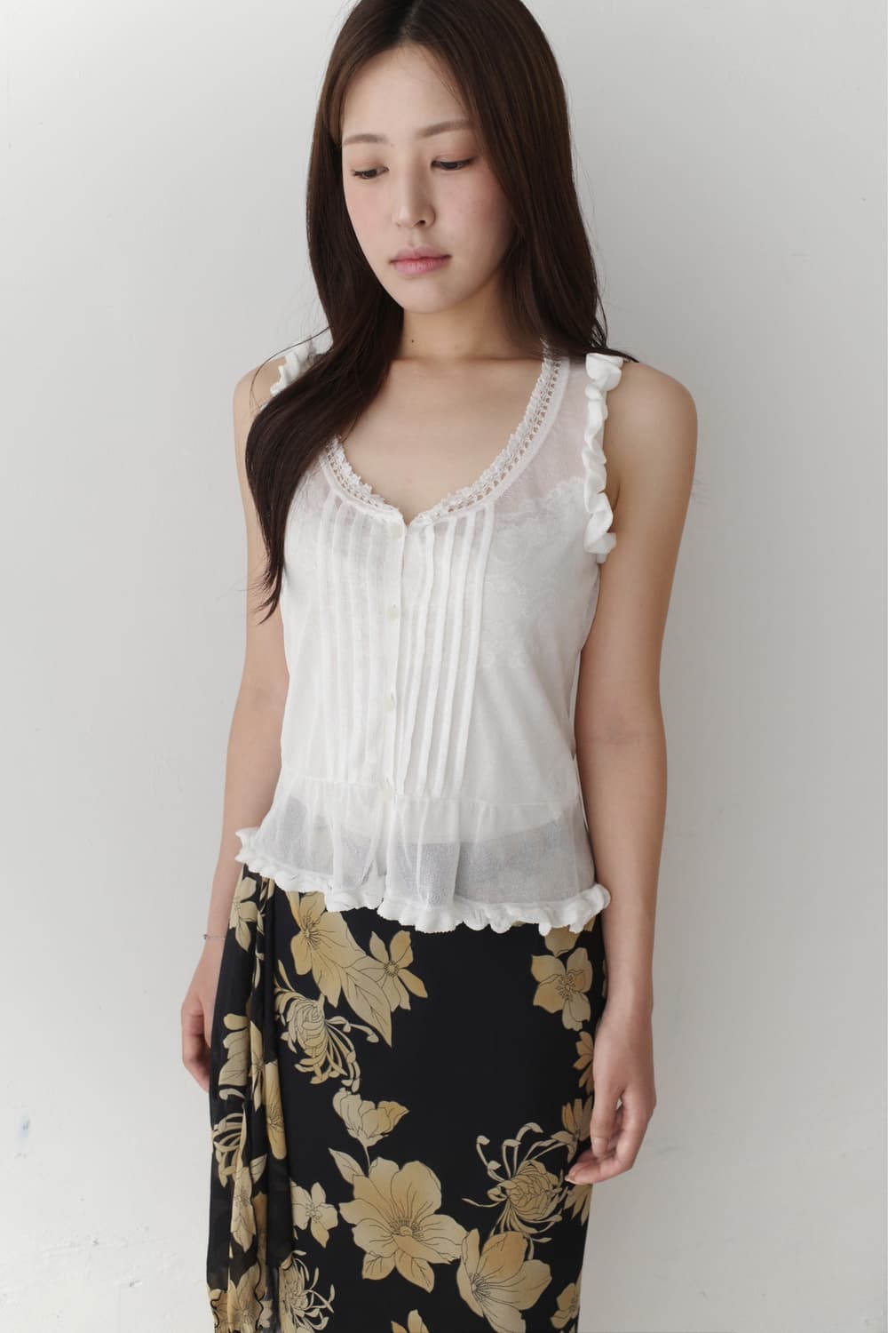 frill sleeveless 상품이미지3