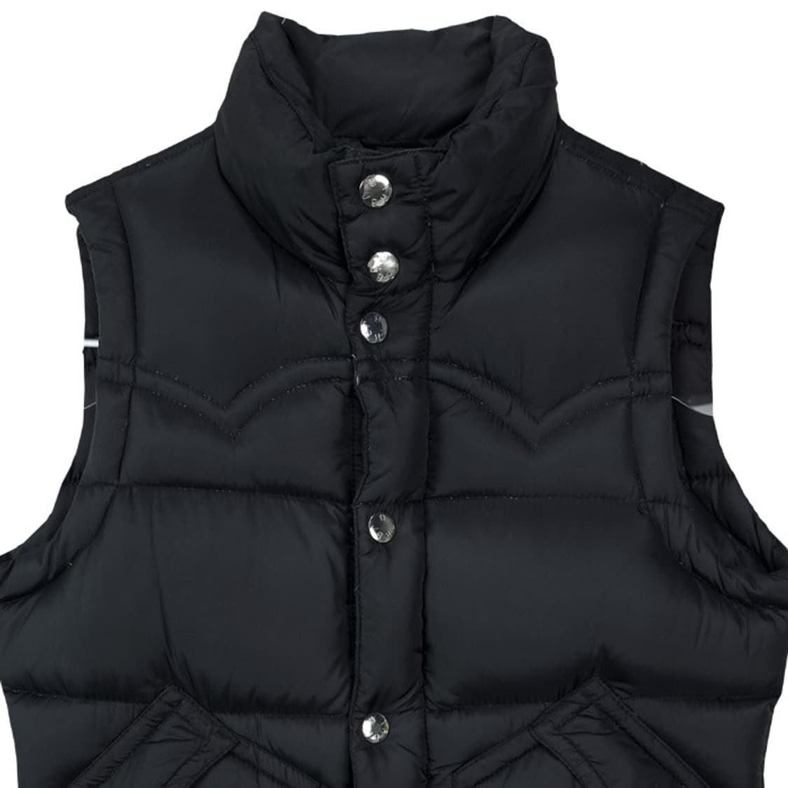 트루릴리전 덕다운 슬림핏 패딩 조끼 블랙 M16416 상품이미지4