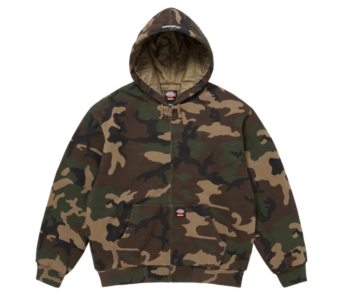 (급)슈프림 디키즈 카모 후드집업 xxl 상품이미지1