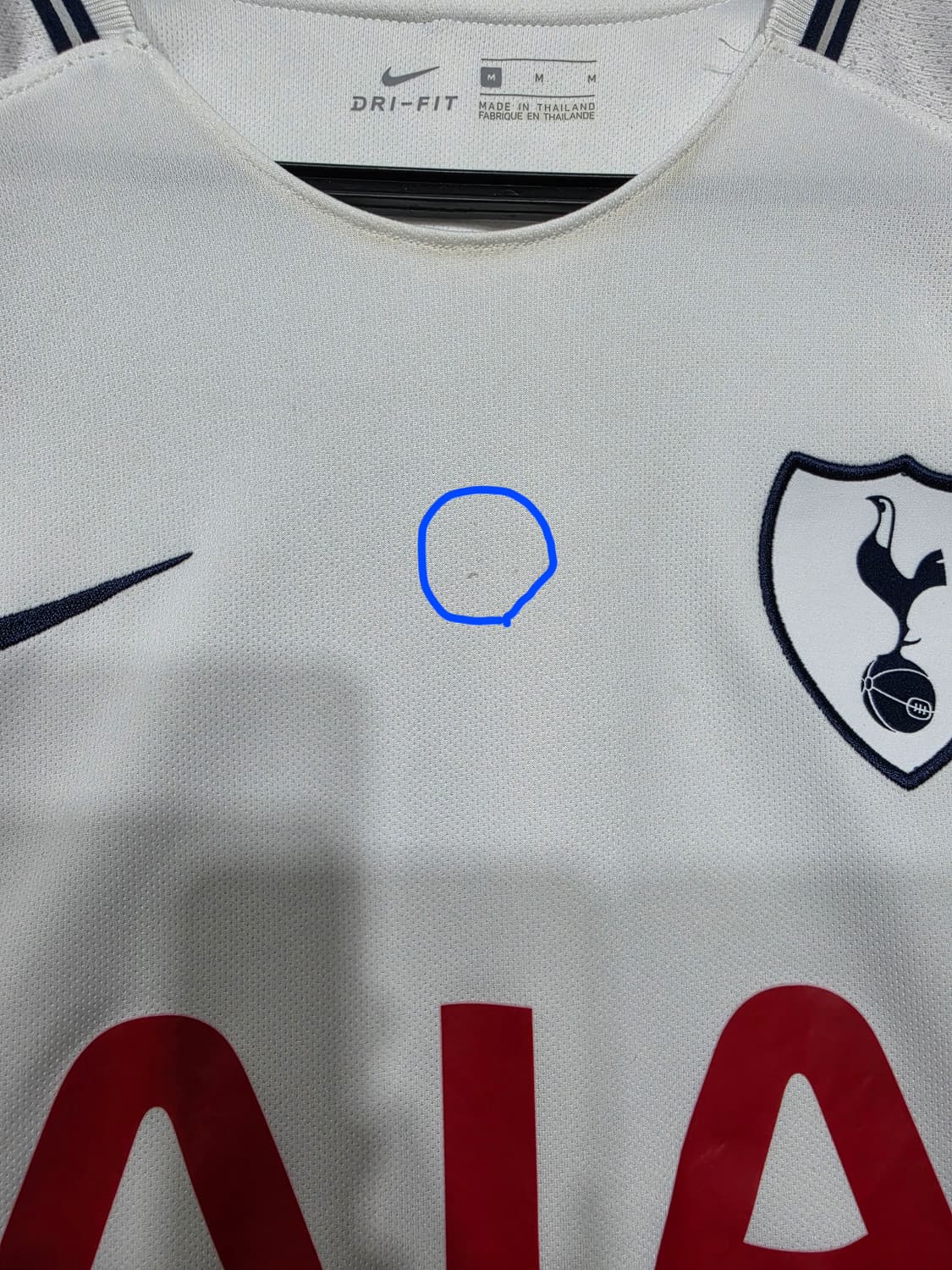 나이키 17-18 토트넘 홈 반팔 유니폼 반팔 져지 M 상품이미지4