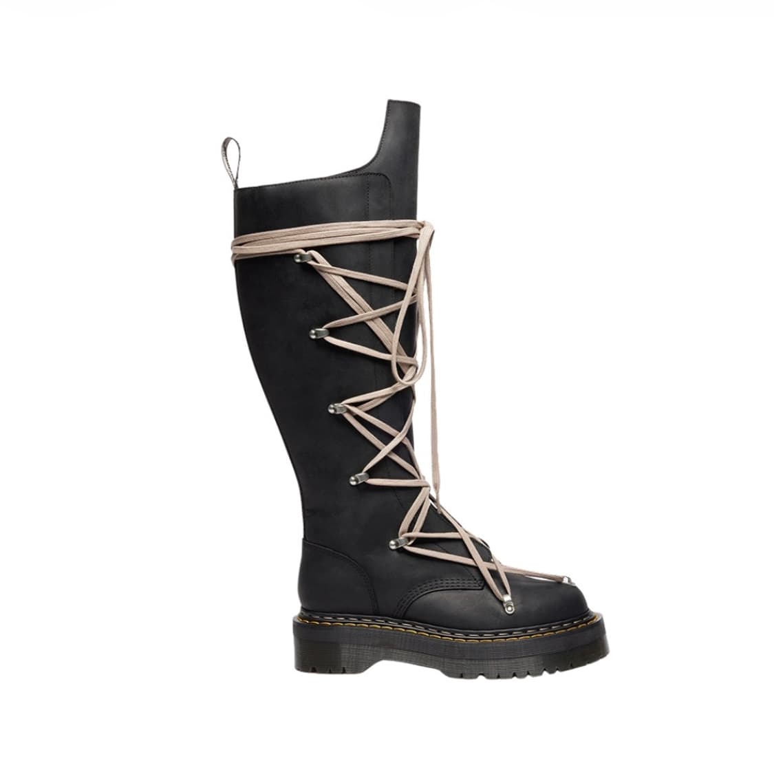 릭오웬스 닥터마틴 1B60 쿼드 솔 펜탈레이스 부츠 블랙 상품이미지1