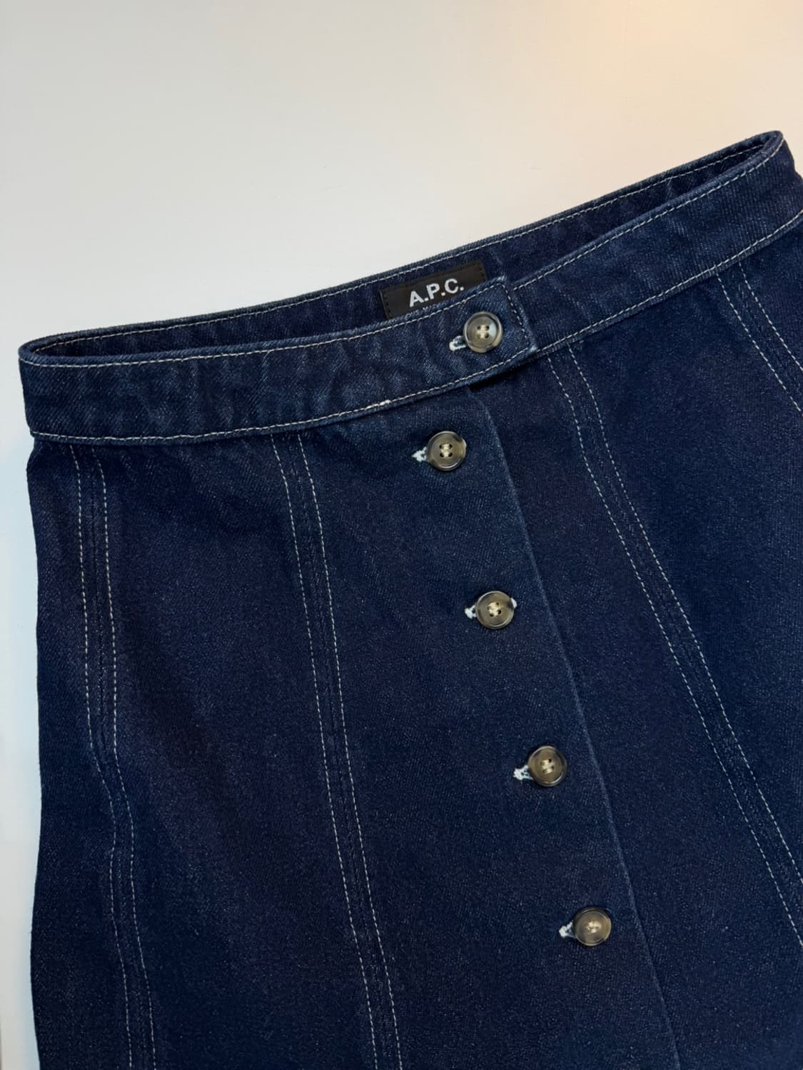 아페쎄 APC 버튼 데님 스커트  상품이미지1