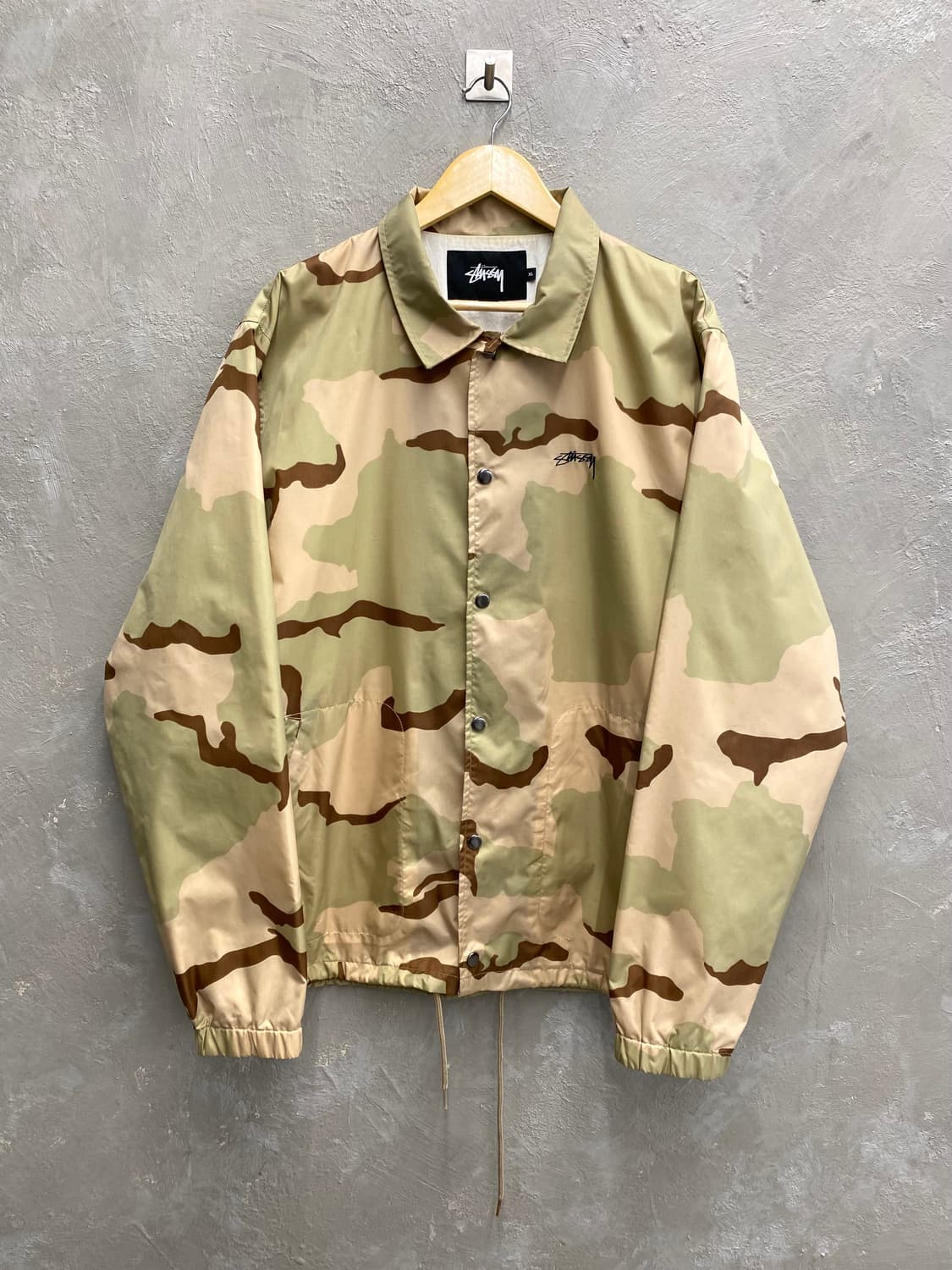 [XL] Stussy 스투시 데저트 카모 나일론 코치자켓 상품이미지1