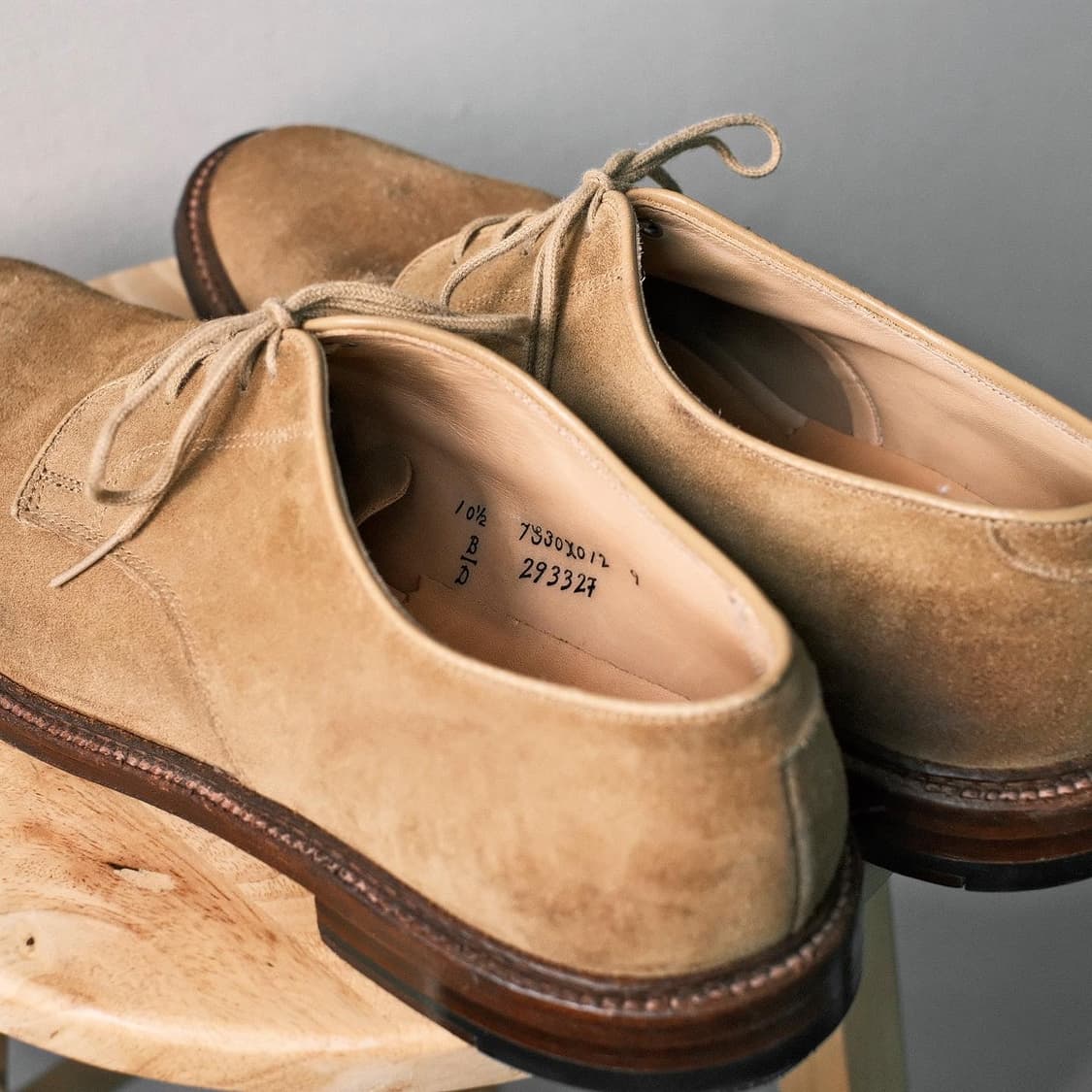 알든 29332 10.5D 언라인드 스웨이드 더비 탄 상품이미지9