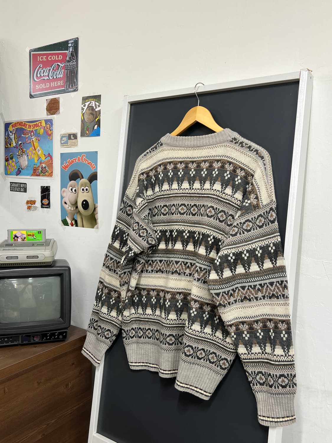 The ITALIAN Vitage 빈티지 패턴 울 니트 상품이미지5