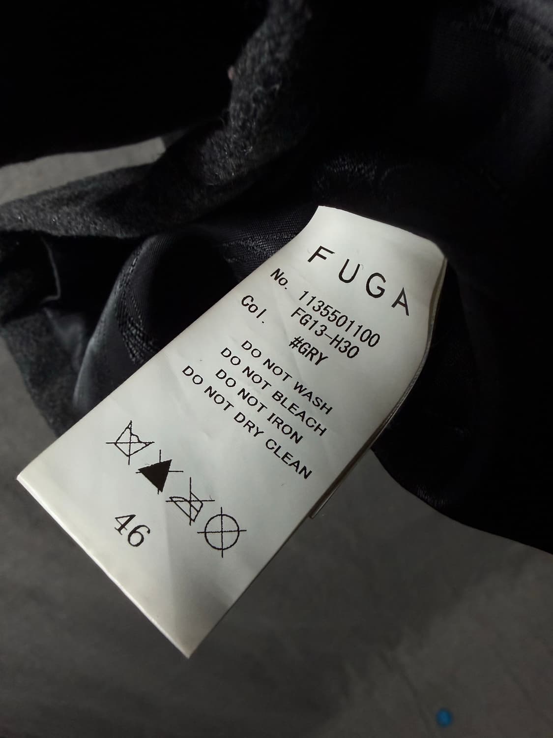 FUGA Wool Leather Hybrid Pea Jacket  상품이미지6