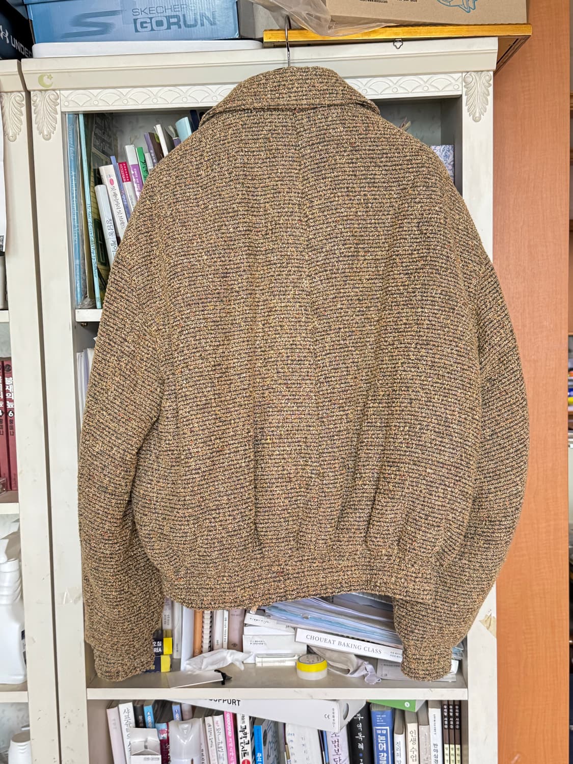 Crushagain 크러쉬 어게인 yellow tweed 붐버 자켓 상품이미지9