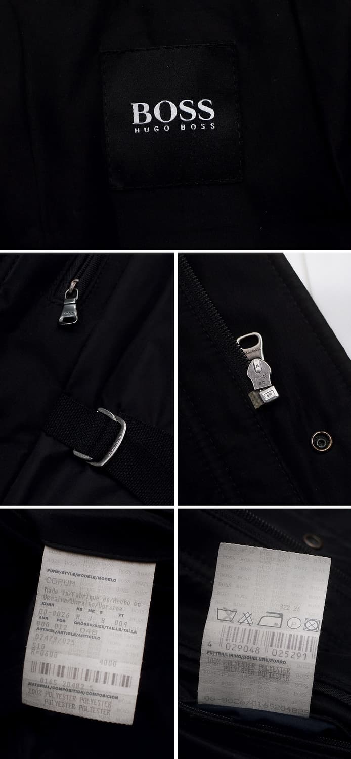 휴고 보스 코룸 더블 카라 패딩 코트 오버 자켓 (48 / 105+) 상품이미지10