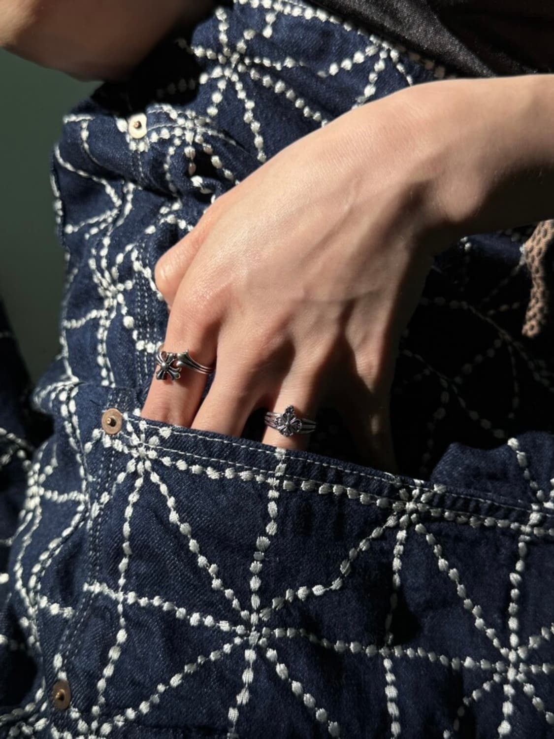 <남녀공용>실버925 오픈링 실버링 은반지 빈티지링 크로스링 상품이미지3