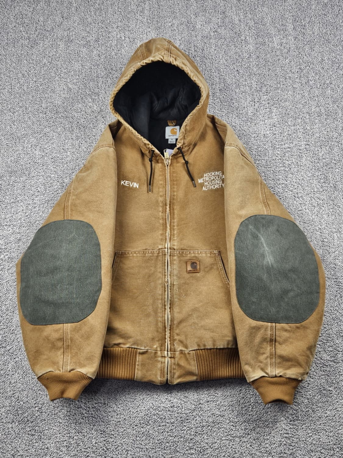 칼하트 J130 엘보패치드 캔버스 액티브 워크 자켓 (XL)/ 10261 상품이미지2