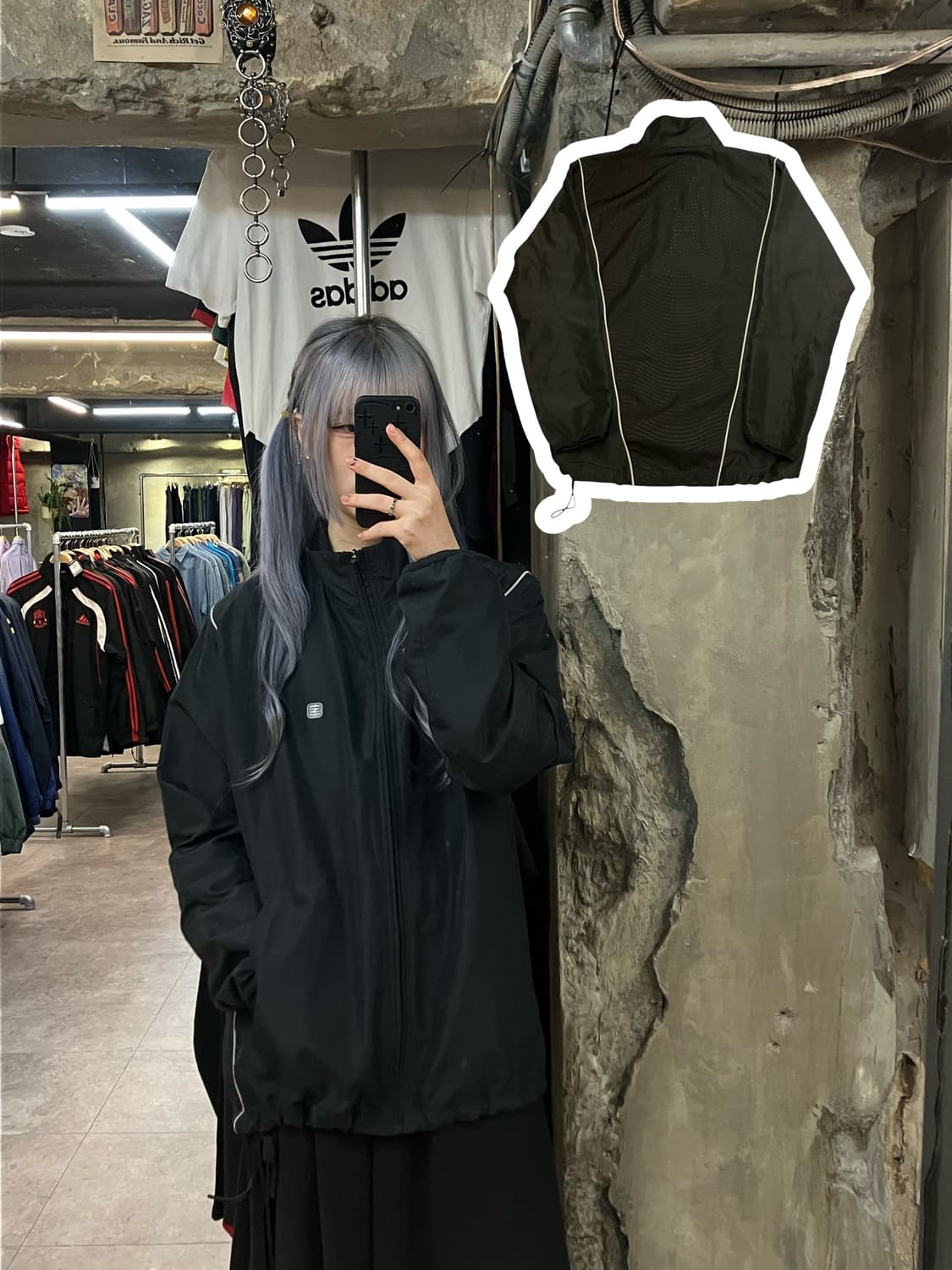 나이키 바람막이 점퍼 블랙 M #csz2424 상품이미지1