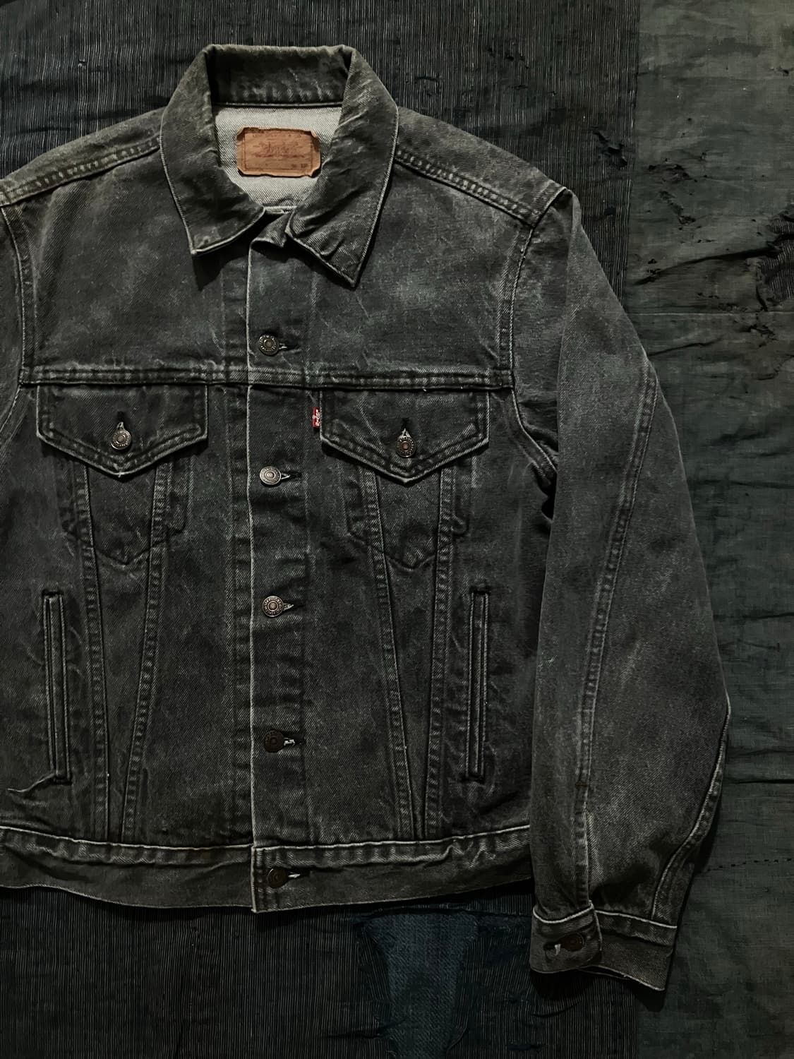 🇺🇸 80s USA 빈티지 리바이스 70506 블랙 데님 자켓 상품이미지2