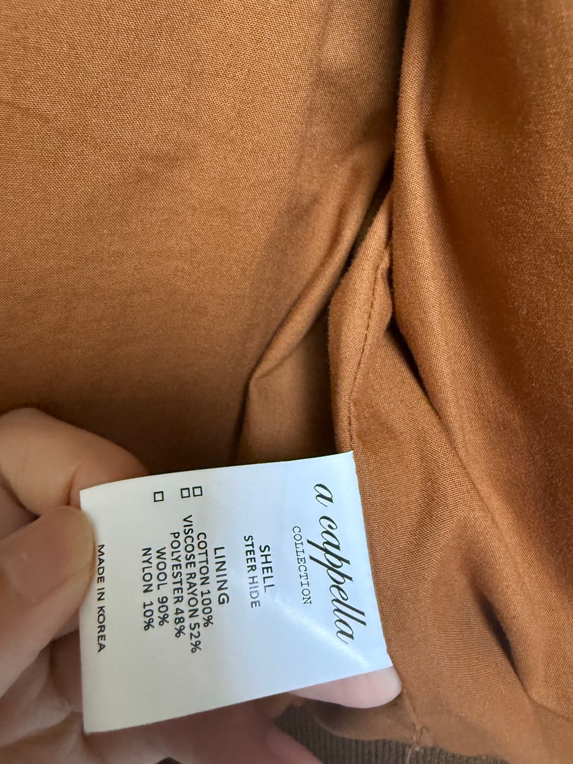 아카펠라클로딩 Lot. 410 Type A-2 자켓 Flight Jack 상품이미지4