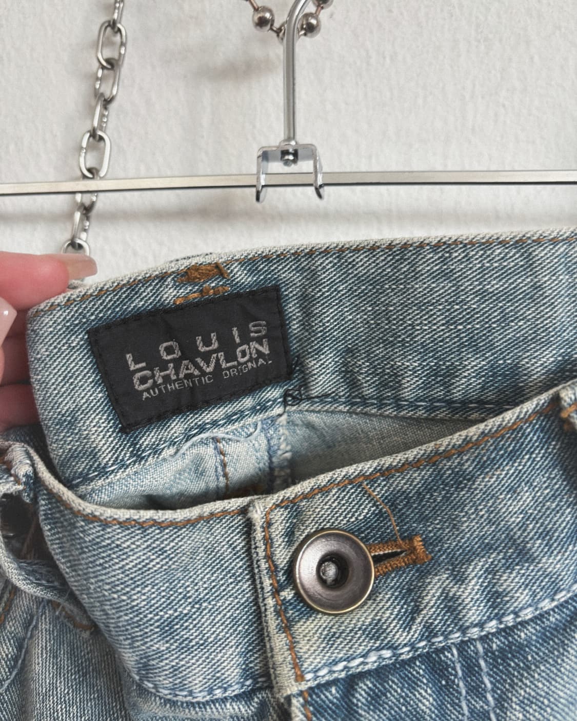 louis chavlon vkei 비쥬얼계 파이톤 부츠컷 데님 상품이미지4