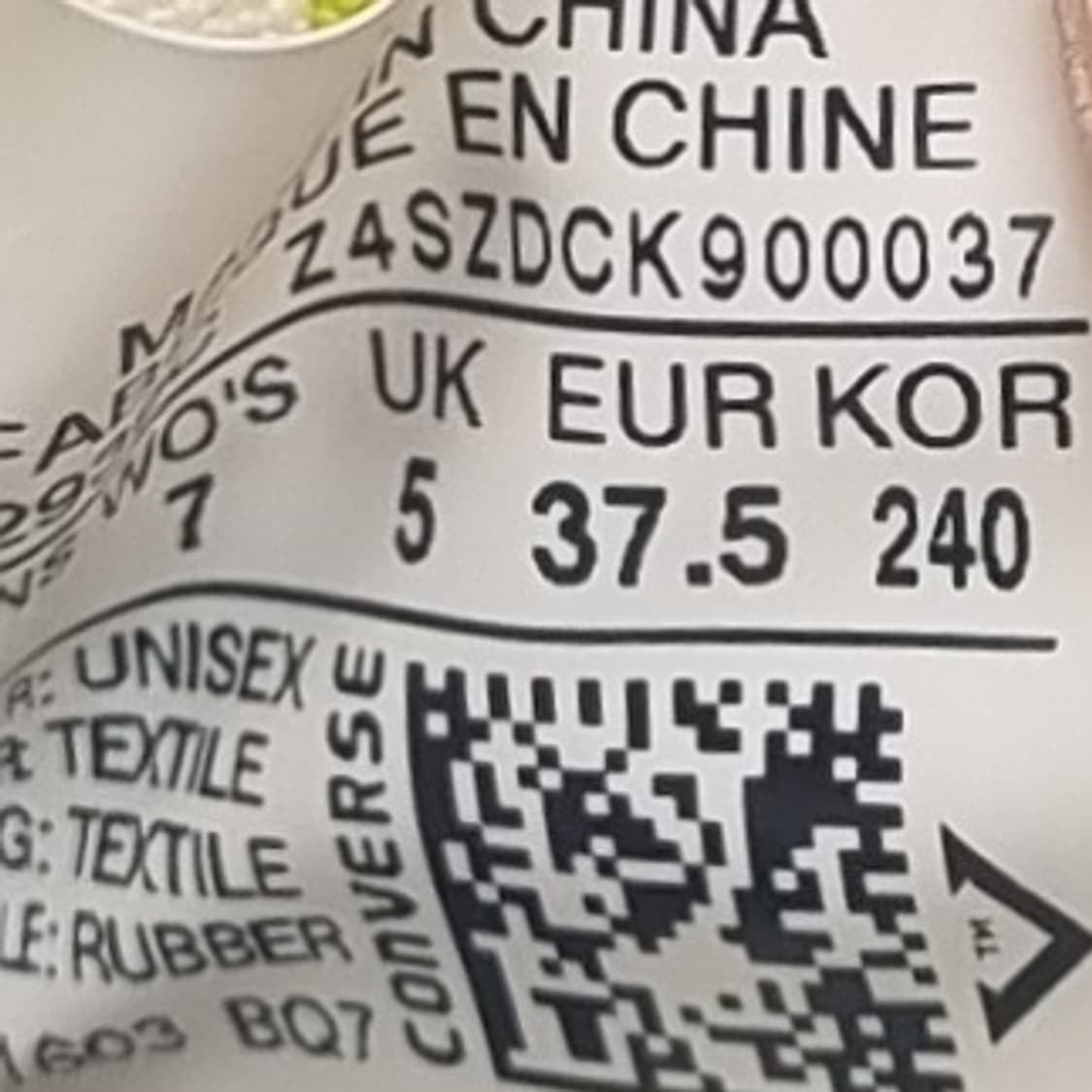 컨버스 올스타 형광블랙 여성스니커즈240 상품이미지6