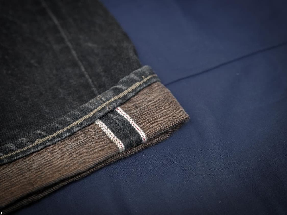 [27] 트로피클로딩 1906 블랙키 더블니 데님 팬츠 상품이미지4