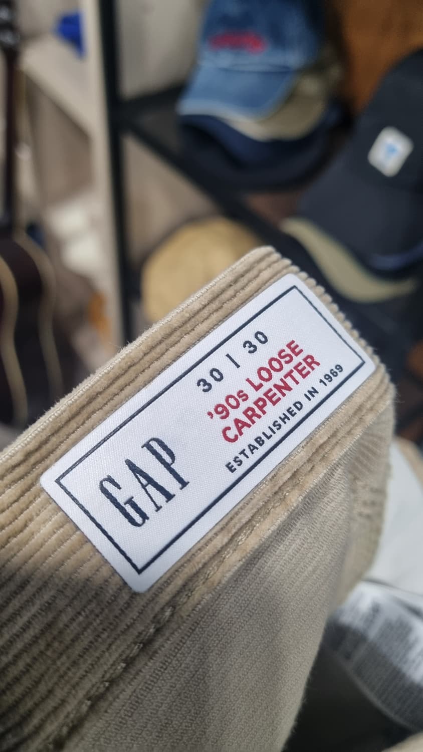 gap(겝) 90s 루즈핏 카펜터(코듀로이팬츠) 31~32size 상품이미지5